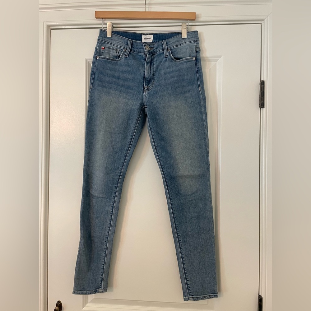 Hudson Mid-Rise Skinny Jeans